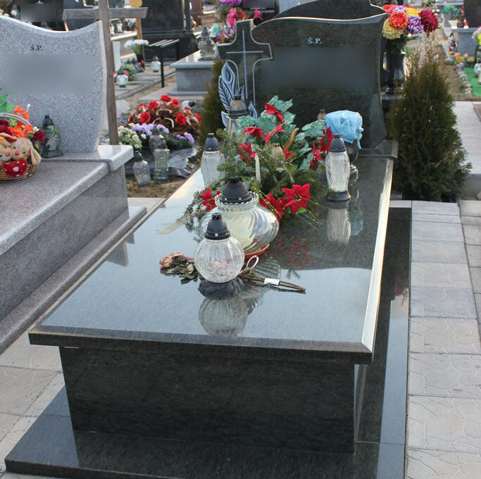 Nagrobek pojedynczy — realizacja 07, wykonanie Granimat