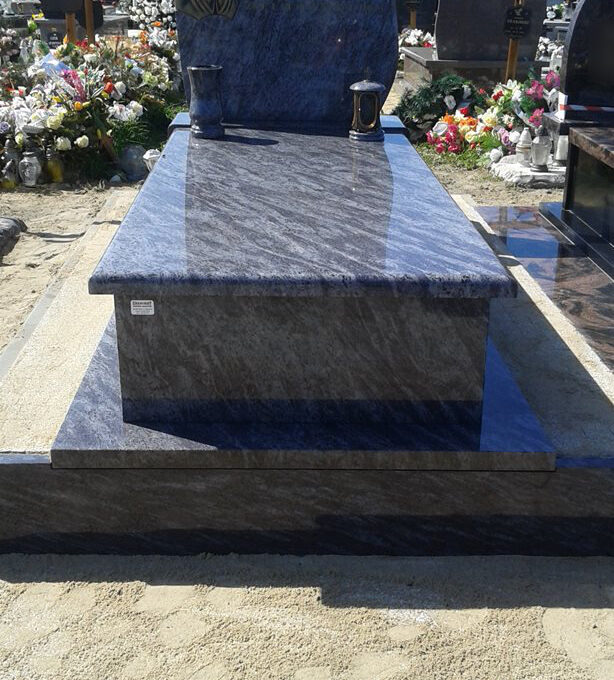 Nagrobek pojedynczy — realizacja 16, wykonanie Granimat